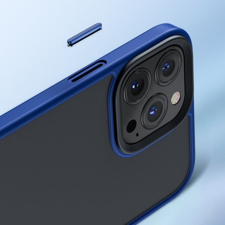 Противоударный чехол Benks Froested для iPhone 13 Pro - синий