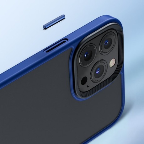 Противоударный чехол Benks Froested для iPhone 13 mini - синий