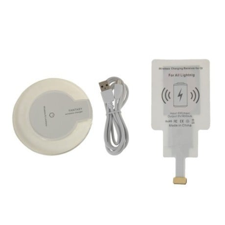Беспроводная зарядная станция + Lightning Ресивер Itian Wireless для iPhone 7/ 7 Plus/ 6 Plus / 6 / 5S / 5C / 5