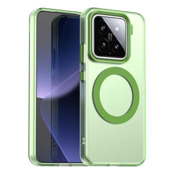 Протиударний чохол MagSafe Holder PC Hybrid для Xiaomi 15 Pro - зелений