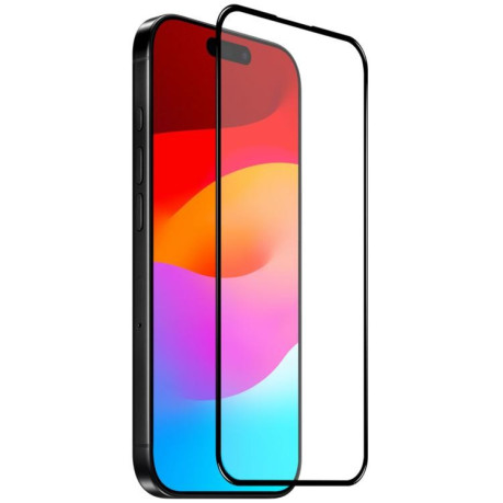 Защитное стекло NORTHJO A++ Screen Protector Full Glue Silk Printing на iPhone 17 Pro Max - чернное