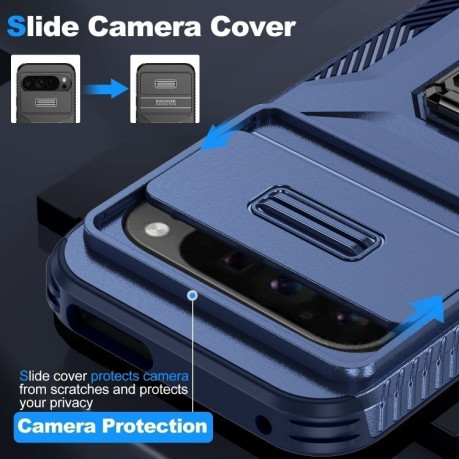 Протиударний чохол Sliding Camshield для Google Pixel 9 Pro XL - синій