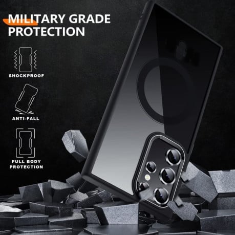 Протиударний чохол Acrylic Magsafe Samsung Galaxy S24 Ultra 5G - чорний