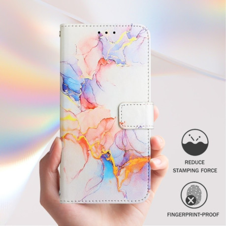 Чехол-книжка PT003 Marble Pattern на OnePlus Nord N30 SE 5G - Marble White