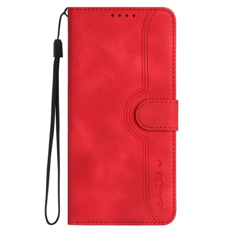 Чехол-книжка Skin Feel Heart Amile для Samsung Galaxy M34 - красный
