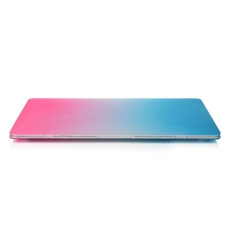 Пластиковий Чохол Rainbow Series Pink Blue для Macbook 12