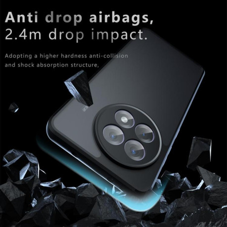 Противоударный чехол Armor Precise Hole PC Hybrid TPU для OnePlus 13R/Ace 5/Ace 5 Pro / 13R - черный