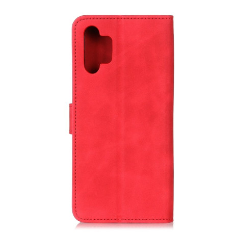 Чохол-книжка KHAZNEH Retro Texture на Samsung Galaxy A32 4G-червоний