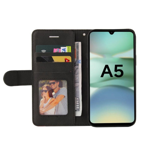 Чехол-книжка Dual-color Splicing Flip Leather для Xiaomi Redmi  A5 4G 173.3mm - черный