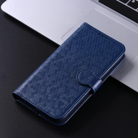 Чехол-книжка Honeycomb Dot для Motorola Edge 60 Pro - синий