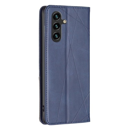 Чехол-книжка Rhombus Texture для Samsung Galaxy A15 - синий