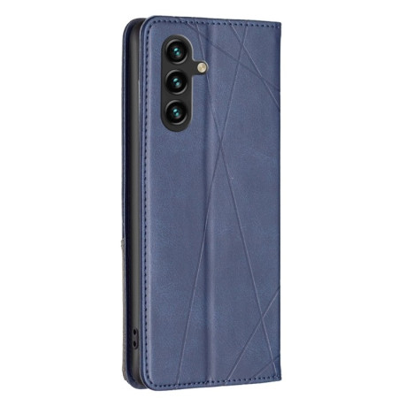 Чохол-книжка Rhombus Texture для Samsung Galaxy A55 - синій