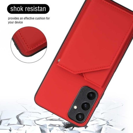Противоударный чехол Skin Feel для Samsung Galaxy A05s - красный