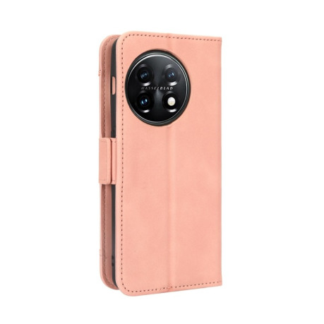 Чехол-книжка Skin Feel Calf на OnePlus 11 5G - розовый