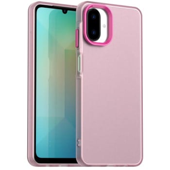 Чехол Candy Series гибрид с усиленными бортиками на Samsung Galaxy A07 4G - красный