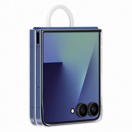 Оригинальный чехол Samsung Ring Case на Samsung Galaxy Flip 7 - Transparent(EF-QF766CTEGWW)