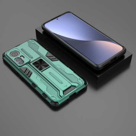 Противоударный чехол Supersonic для Xiaomi Mi 12 - зеленый