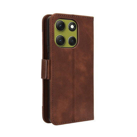 Чохол-книжка Skin Feel Calf для Motorola Moto G86 Power 5G - коричневий