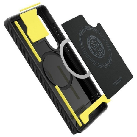 Оригінальний чохол Spigen Rugged Armor Mag MagSafe для Samsung Galaxy S25 Ultra - Matte Black