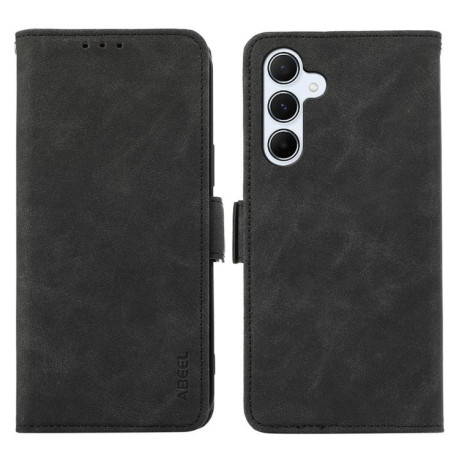 Чехол-книжка ABEEL Color Block Magnetic RFID Leather на Samsung Galaxy A56 5G - черный