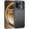 Матовый тонкий чехол Gkk Change to 17 Pro с MagSafe на OnePlus 15 — чёрный