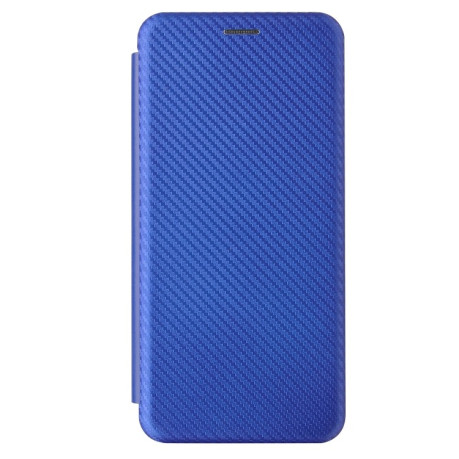 Чохол-книжка Carbon Fiber Texture на Samsung Galaxy A02s - синій
