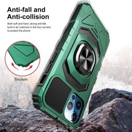 Протиударний чохол Union Armor Magnetic для iPhone 11 Pro Max - темно-зелений
