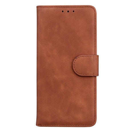Чехол-книжка Skin Feel Pure Color для Samsung Galaxy A34 5G - коричневый