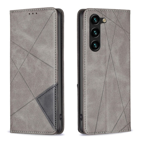 Чохол-книжка Rhombus Texture для Samsung Galaxy S25+ 5G - сірий