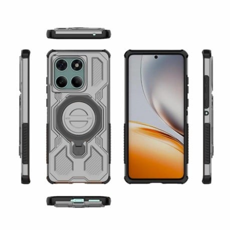 Противоударний чехол J-20 Solid Color MagSafe Magnetic на Motorola Edge 60 Fusion 5G - сірий