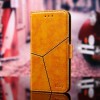 Чохол-книжка Geometric Stitching для Xiaomi Redmi 10A/9C - жовтий