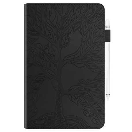 Чехол-книжка Tree Life Series Embossed Leather для Xiaomi Redmi Pad SE - черный