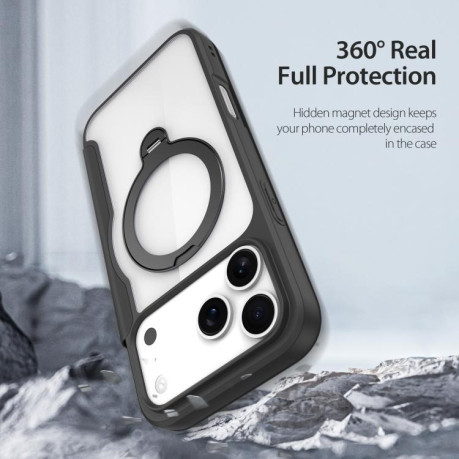 Чехол-книжка DUX DUCIS Skin X Pro Series Magsafe на iPhone 17 Pro - черный