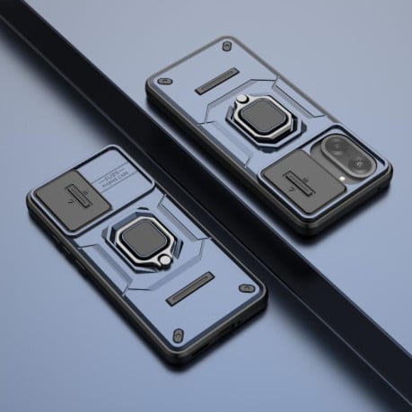 Противоударный чехол Sliding Camshield на OnePlus Ace 5 Racing / Nord CE5 - синий