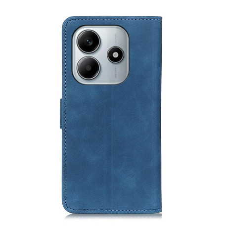 Чохол-книжка KHAZNEH Cowhide Texture на Xiaomi Redmi Note 14 4G - синій