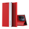 Чехол-книжка Electroplated Ultra-Thin на Xiaomi Redmi Poco C55/Redmi 12C/11A- красный
