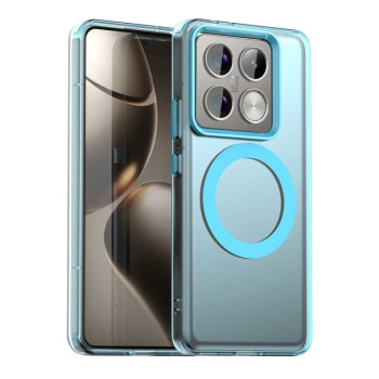 Протиударний чохол MagSafe Holder PC Hybrid для Xiaomi 14T Pro - синій