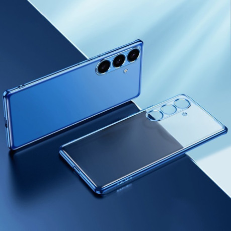 Чохол SULADA Electroplating Frosted TPU на Samsung Galaxy S24 5G - синій