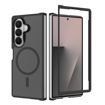 Ударостійкий гібридний чохол Skin Feel з MagSafe на Samsung Galaxy Fold8 Ultra 5G — синій