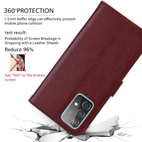 Чохол-книжка Rose Embossed для Samsung Galaxy A04s/A13 5G - коричневий