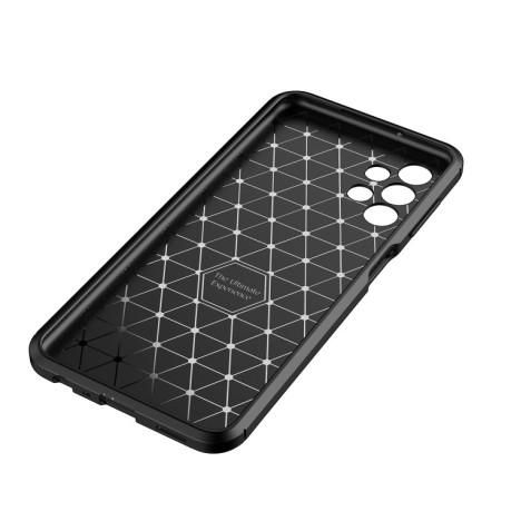 Ударозащитный чехол HMC Carbon Fiber Texture на Samsung Galaxy A13 4G - черный
