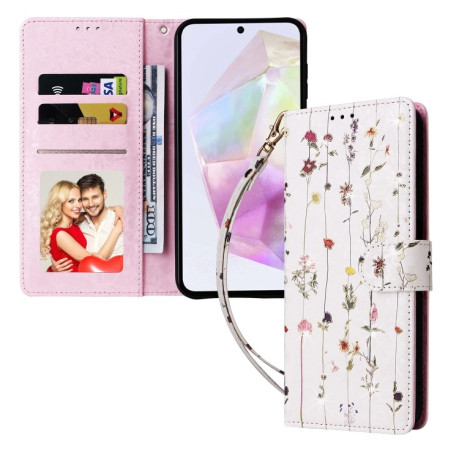Чохол-книжка Bronzing Painting RFID  для Samsung Galaxy A26 5G - Flowers World