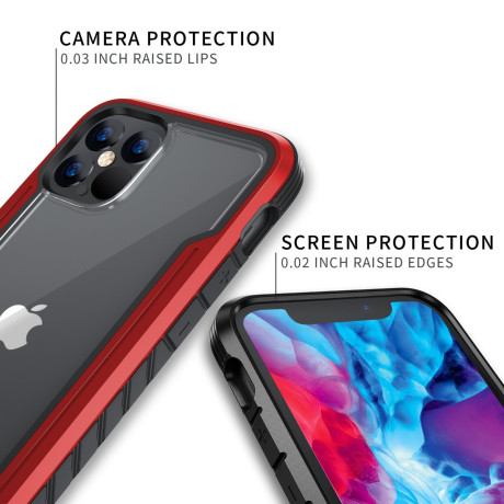 Противоударный чехол X-Fitted  X-FIGHTER  Plus Version для iPhone 12 Pro Max-  red
