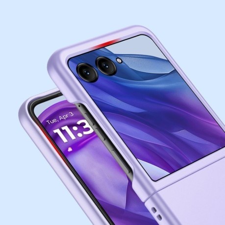 Протиударний чохол Fuel Injection PC Skin Feel для Motorola Razr 50 Ultra - зелений