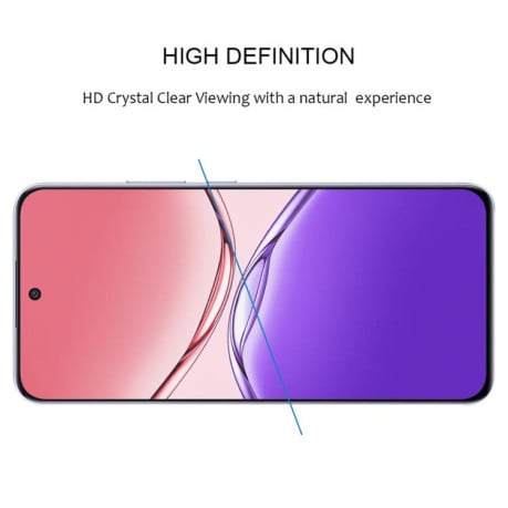 Захисне скло 9H HD 3D Curved Edge (Full Glue) на OPPO A5 Pro 5G - чорне