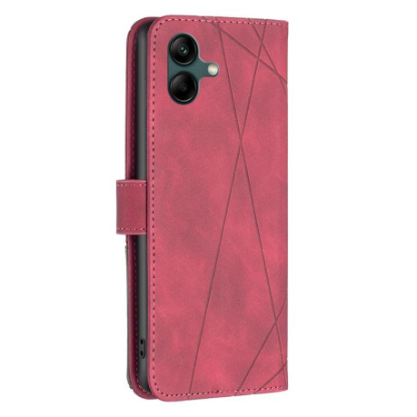 Чехол-книжка Rhombus Texture для на Samsung Galaxy M06 5G / F06 5G - красный