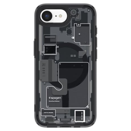 Оригинальный чехол Spigen Ultra Hybrid  Zero One Mag для iPhone 16e - Black