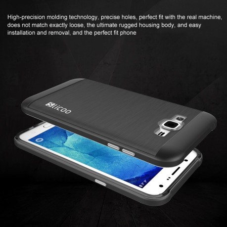 Противоударный Чехол Slicoo Symphony - Plating Series Black для Samsung Galaxy J7