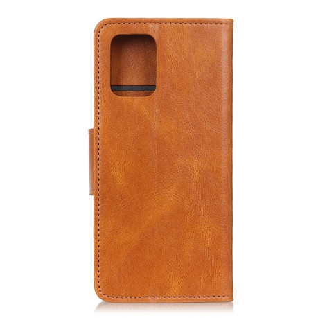 Чехол-книжка Mirren Crazy Horse Texture на iPhone 12 Pro Max - коричневый