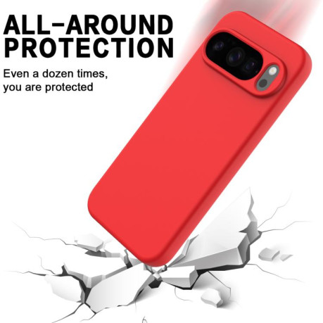 Силіконовий чохол Solid Color Liquid Silicone на Google Pixel 10 Pro XL - червоний
